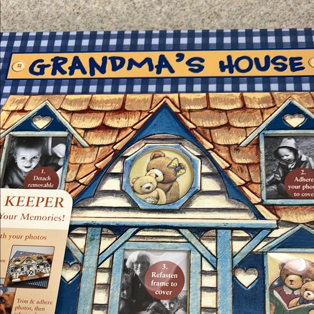 Grandma's House Memory Keeper Scrapbook - Blue